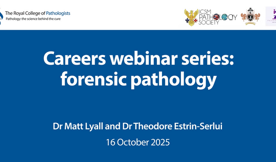 Careers webinar series: Forensic pathology
