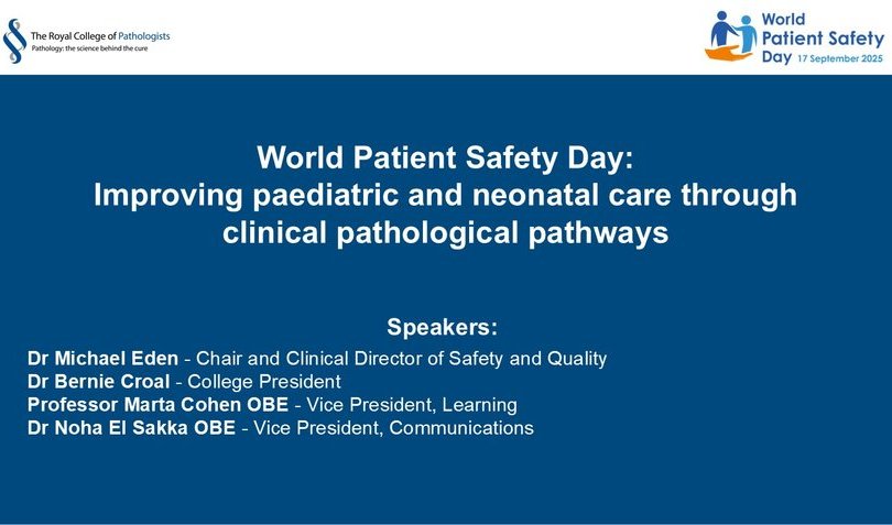World Patient Safety Day webinar 2025