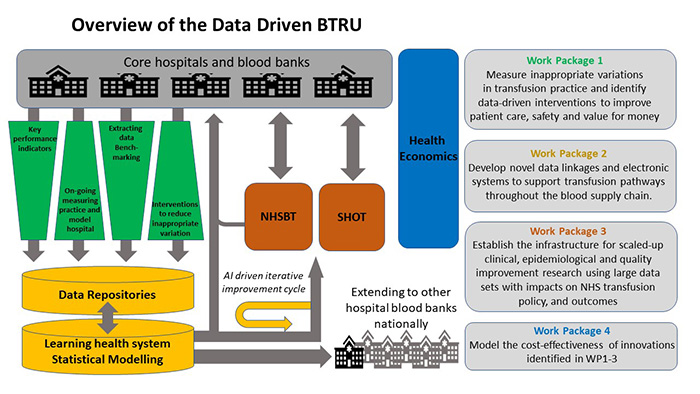 A figure detailing the breakdown of BTRU workstream packages.