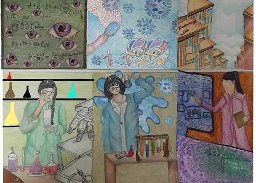 69. Under 11s Art of Pathology competition winner 2022 - Women in Pathology - Lavanya Rawal.jpg