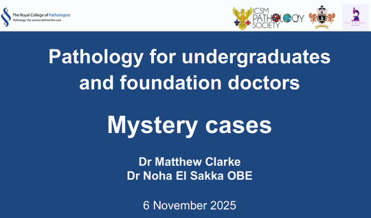 Pathology for undergraduates and foundation doctors - Mystery cases