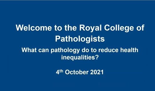 What can pathology do to reduce health inequalities? 