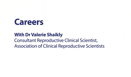 Asking a consultant reproductive scientist about careers