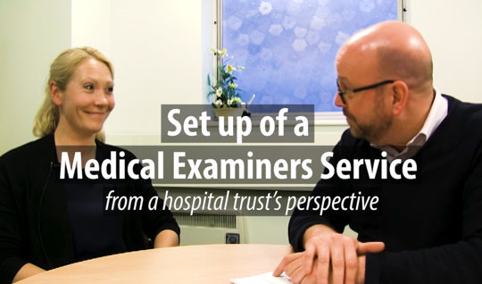 Setting up a medical examiners system
