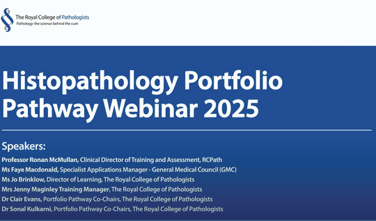 Histopathology Portfolio Pathway Webinar