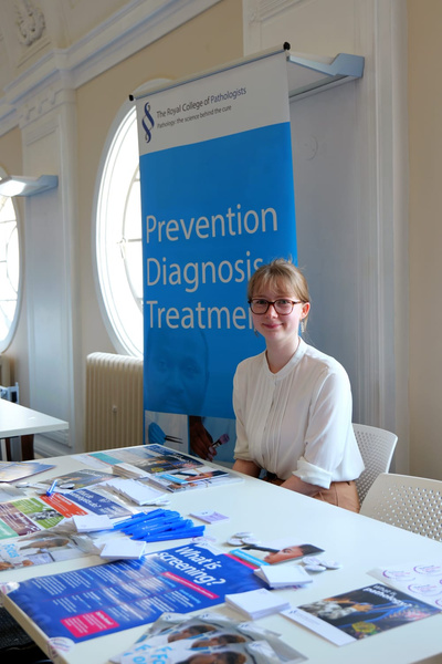 Rosie at the 2026 National Undergraduate Oncology Conference, where Dr Matthew Clarke delivered a workshop about Paediatric Brain Tumours. 