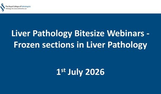  Liver Pathology Bitesize Webinars - Frozen sections in Liver Pathology