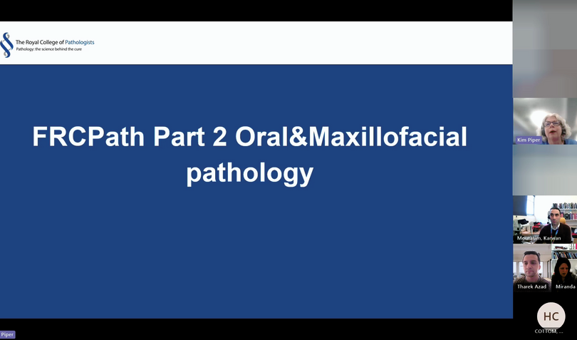 FRCPath Part 2 Oral Pathology - guidance for candidates