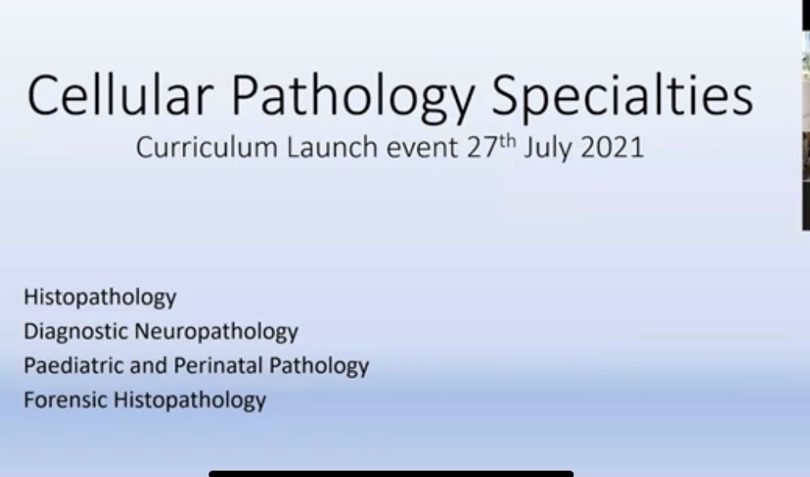 Cellular Pathology Curriculum Launch Event
