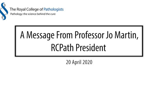 The President's update on COVID-19 – 20 April 2020